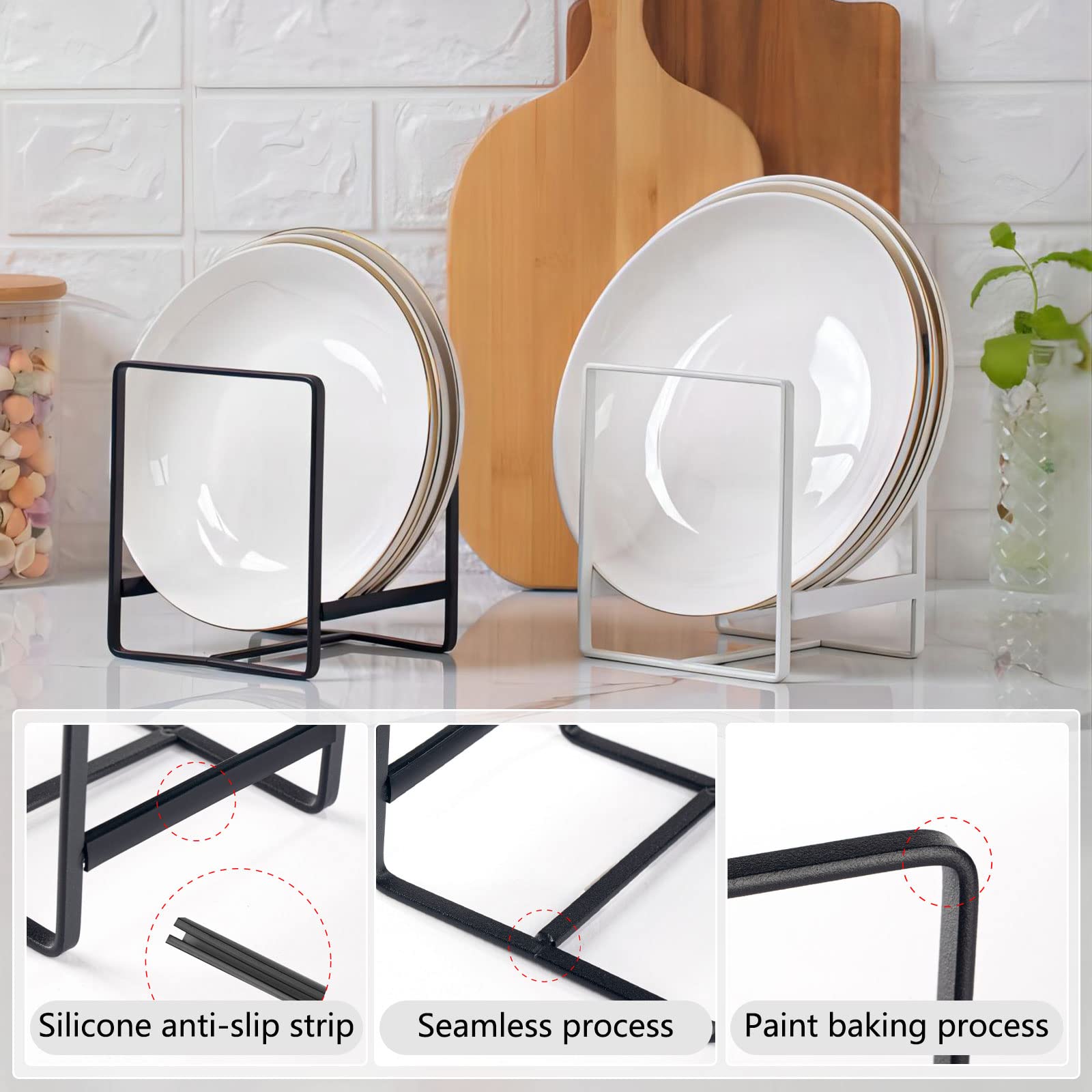 Amazon｜Fourmor 2バッグ大型食器棚収納棚-縦型キャビネット食器棚乾燥